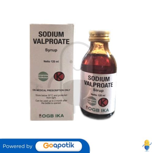 SODIUM VALPROATE 250 MG/5 ML IKAPHARMINDO SYRUP 120 ML