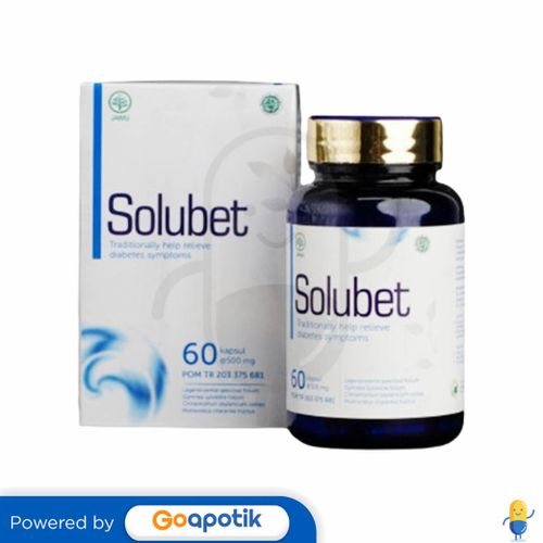 SOLUBET BOTOL ISI 60 KAPSUL