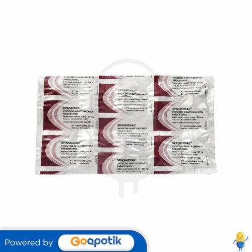 SPASMINAL 500/10 MG STRIP 10 KAPLET