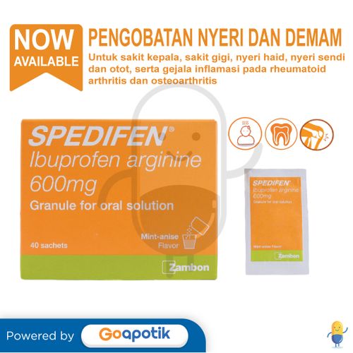 SPEDIFEN 600 MG BOX 40 SACHET