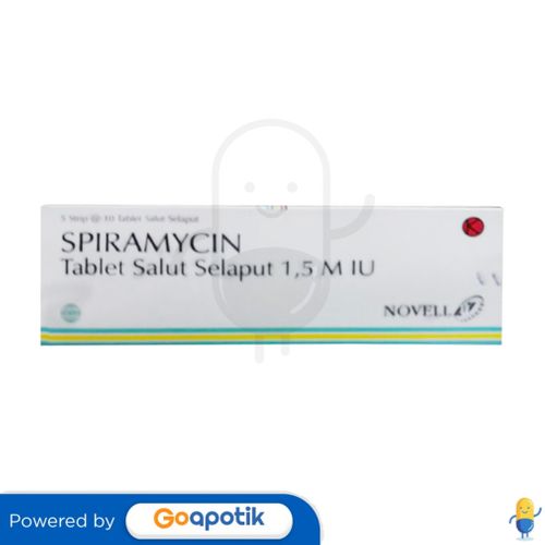 SPIRAMYCIN NOVELL 1.500.000 IU BOX 50 KAPLET