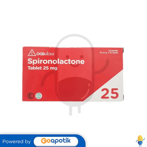 SPIRONOLACTONE OGB DEXA MEDICA 25 MG BOX 100 TABLET / DIURETIK