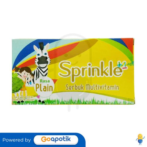 SPRINKLE SERBUK MULTIVITAMIN RASA PLAIN 5 GRAM BOX 5 SACHET