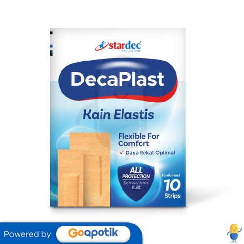 STARDEC DECAPLAST KAIN ELASTIS PACK 10 STRIPS