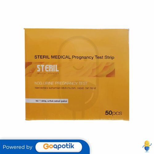 STERIL MEDICAL PRAGNANCY TEST STRIP BOX 50 PCS