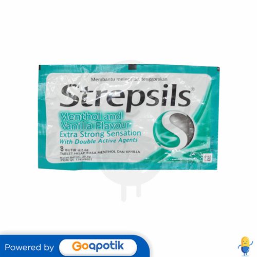 STREPSIL MENTHOL&VANILLA SACHET 8 PCS