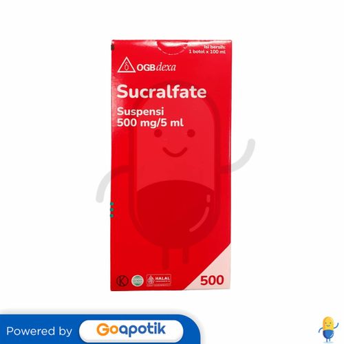 SUCRALFATE OGB DEXA MEDICA 500 MG/5 ML SUSPENSI 100 ML / OBAT MAAG