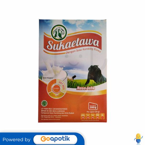 SUKAETAWA SUSU KAMBING ETAWA RASA JAHE 200 GRAM BOX