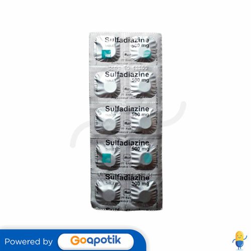 SULFADIAZINE IFARS 500 MG STRIP 10 TABLET