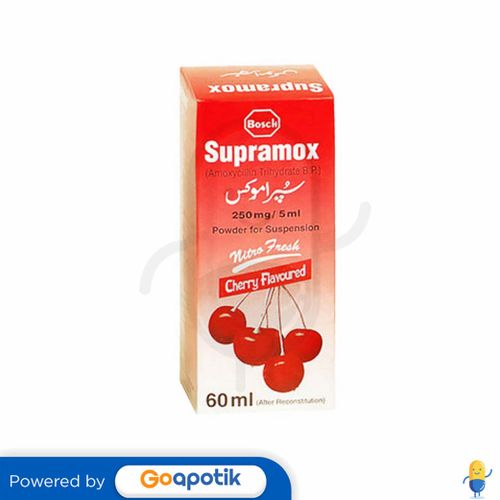 SUPRAMOX FDS 250 MG SIRUP KERING 60 ML