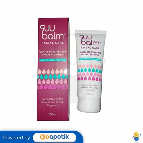 SUU BALM FACIAL CARE GENTLE MOISTURISING FACIAL CLEANSER 100 ML TUBE