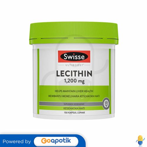 SWISSE ULTIBOOST LECITHIN 1200 MG BOTOL 150 KAPSUL