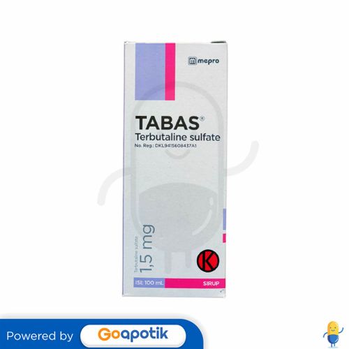 TABAS 1.5 MG/5 ML SYRUP 100 ML