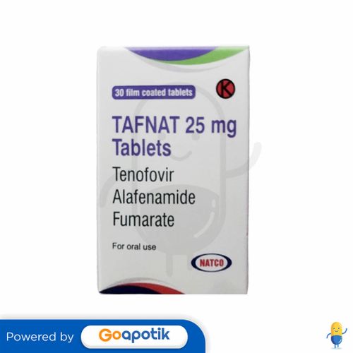 TAFNAT 25 MG TABLET