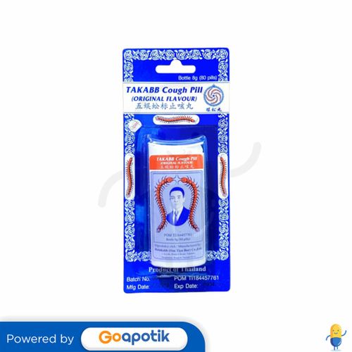 TAKABB COUGH PILL BOTOL 80 PIL