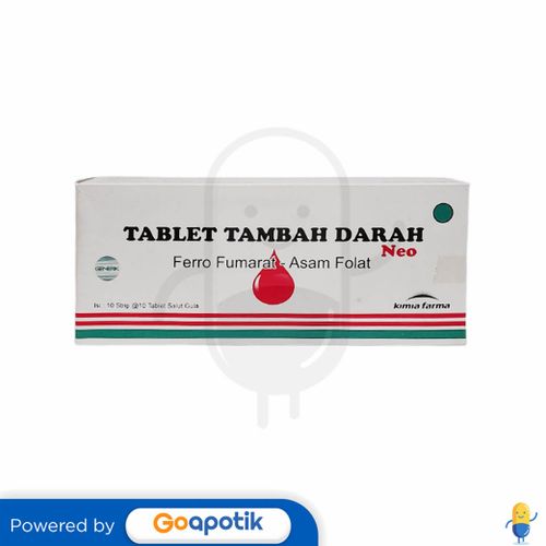 TAMBAH DARAH NEO KIMIA FARMA BOX 100 TABLET