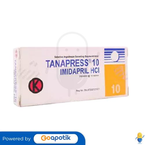 TANAPRESS 10 MG BOX 30 TABLET