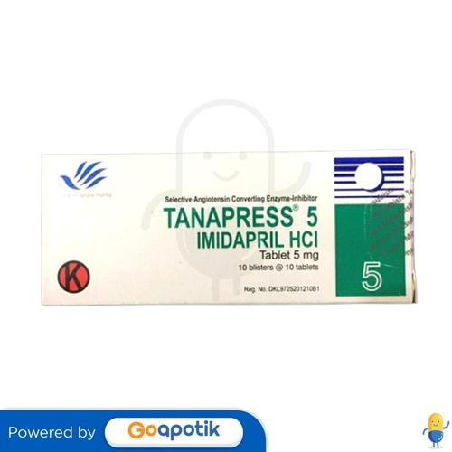 TANAPRESS 5 MG BOX 30 TABLET