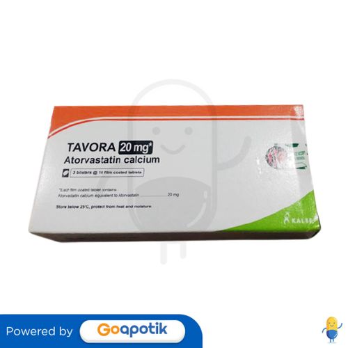 TAVORA 20 MG BOX 30 TABLET