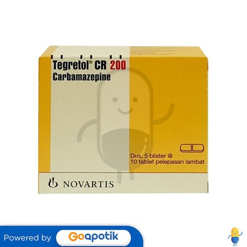 TEGRETOL CR 200 MG BOX 50 TABLET