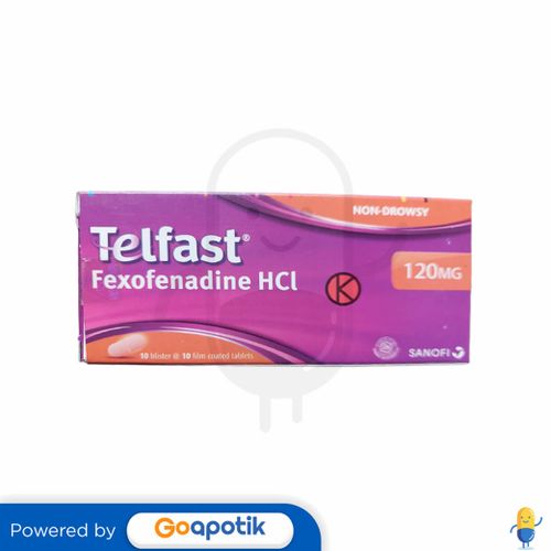 TELFAST 120 MG BOX 100 TABLET