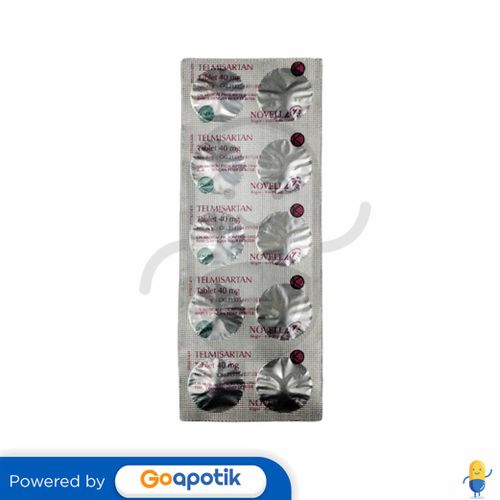 TELMISARTAN NOVELL 40 MG STRIP 10 TABLET