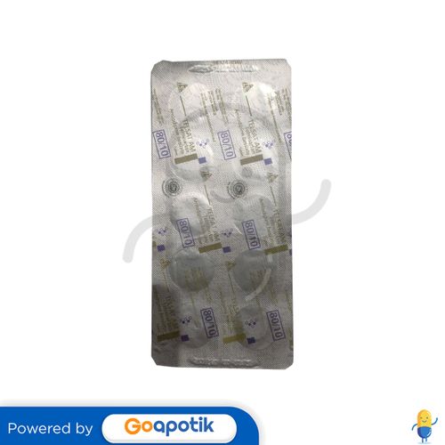 TELSAT AM 80/10 MG TABLET
