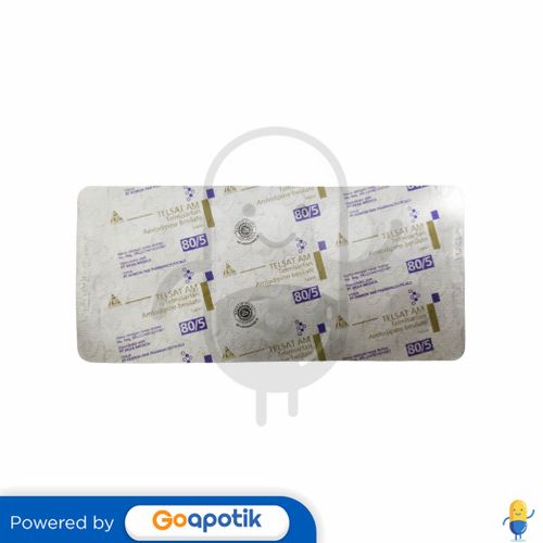 TELSAT AM 80/5 MG STRIP 10 TABLET