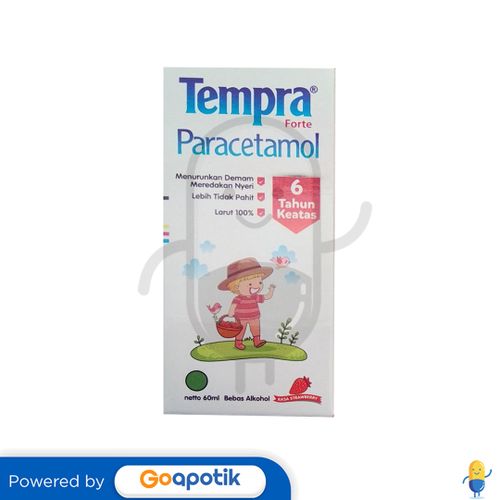 TEMPRA FORTE SYRUP RASA STRAWBERRY 60 ML