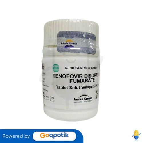 TENOFOVIR DISOPROXIL FUMARATE KIMIA FARMA 300 MG TABLET