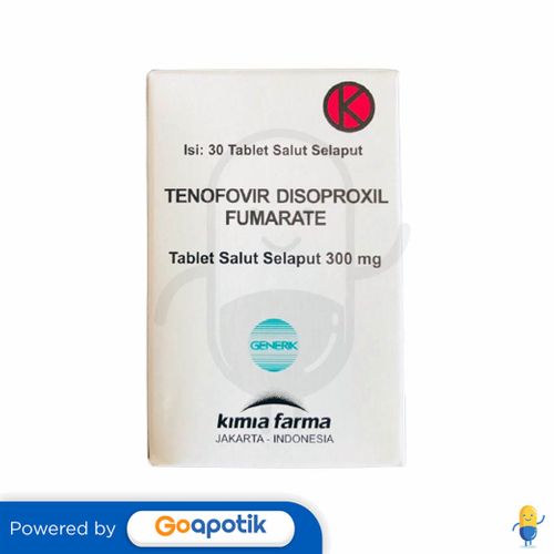 TENOFOVIR DISOPROXIL FUMARATE KIMIA FARMA 300 MG BOTOL 30 TABLET