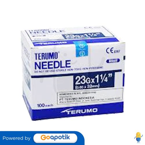 TERUMO NEEDLE 23 G BOX 100 PCS
