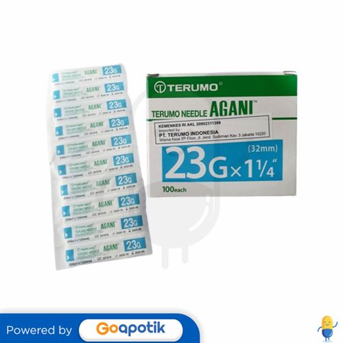 TERUMO NEEDLE AGANI 23G BOX 100 PCS