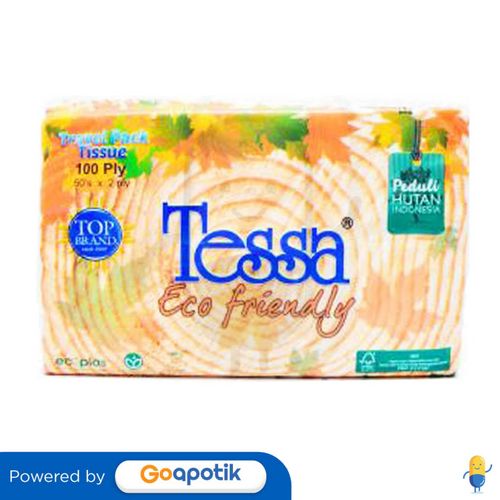 TESSA ECO FRIENDLY 100 PLY TISSUE BOX 50 PCS