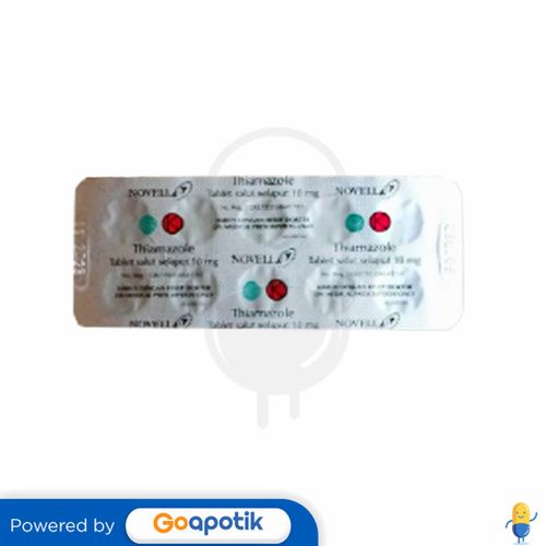 THIAMAZOLE NOVELL 10 MG BLISTER 10 TABLET