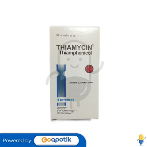 THIAMYCIN 125 MG/5 ML DRY SYRUP 60 ML