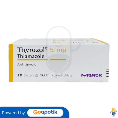 THYROZOL 5 MG BOX 100 TABLET / HIPERTIROID