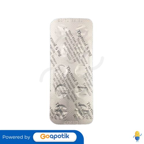 THYROZOL 5 MG STRIP 10 TABLET / HIPERTIROID