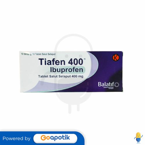 TIAFEN 400 MG BOX 100 TABLET