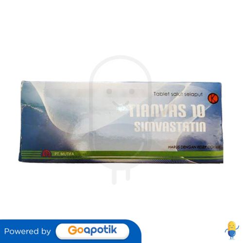 TIANVAS 10 MG BOX 30 TABLET