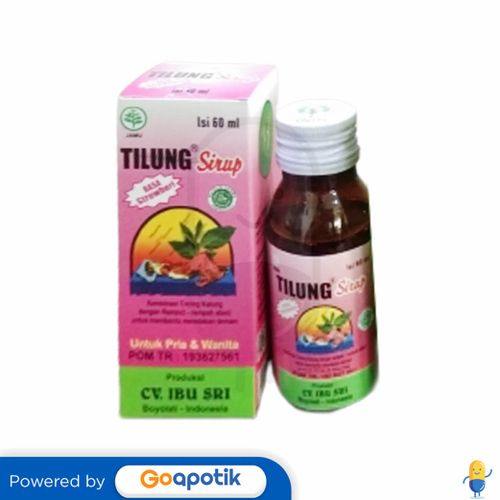 TILUNG SYRUP RASA STRAWBERY 60 ML