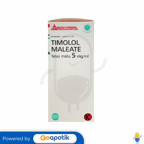 TIMOLOL MALEATE OGB FERRON 5 MG/ML TETES MATA 5 ML