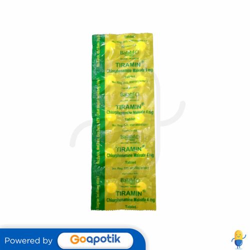 TIRAMIN 4 MG STRIP 10 TABLET