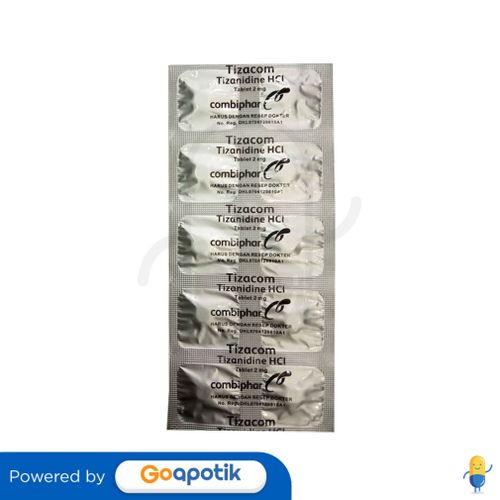 TIZACOM 2 MG STRIP 10 TABLET