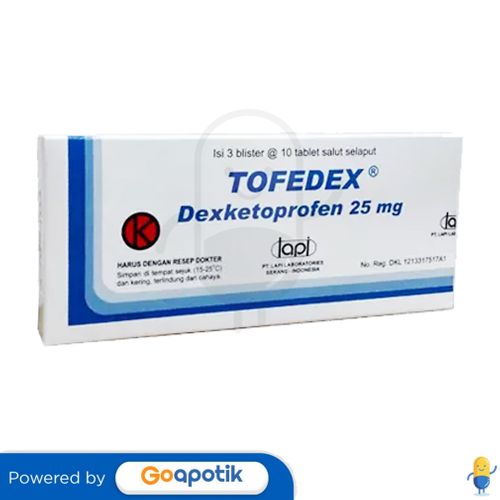 TOFEDEX 25 MG BOX 30 TABLET