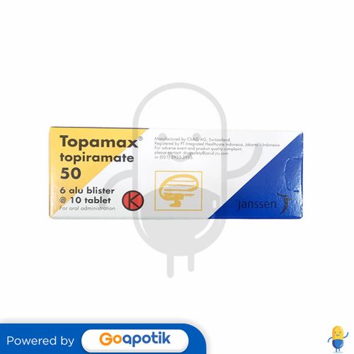 TOPAMAX 50 MG BOX 60 TABLET