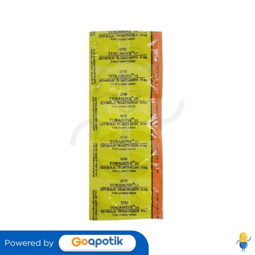 TORAMINE 10 MG STRIP 10 TABLET