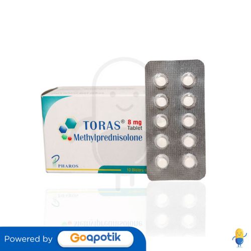 TORAS 8 MG BOX 100 TABLET