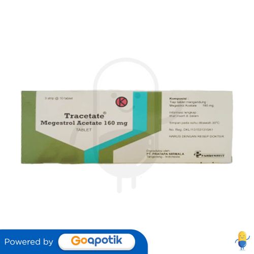 TRACETATE 160 MG BOX 30 TABLET