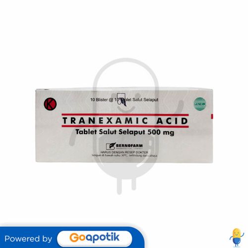 TRANEXAMIC ACID BERNOFARM 500 MG BOX 100 TABLET